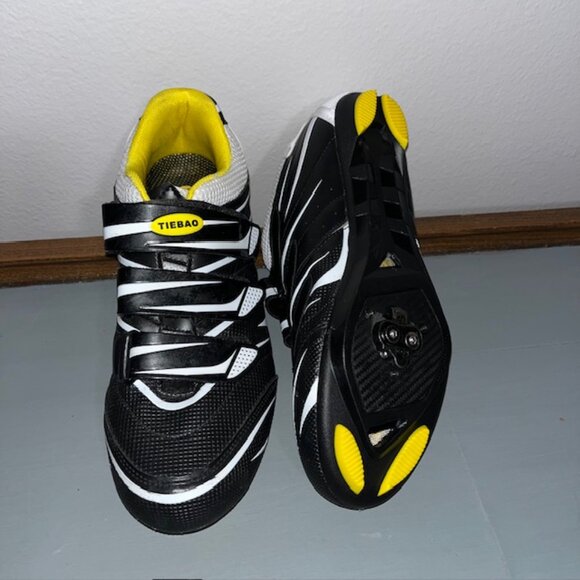 Men's Tiebao Cycling Shoes Size 9 Like New - Picture 6 of 9
